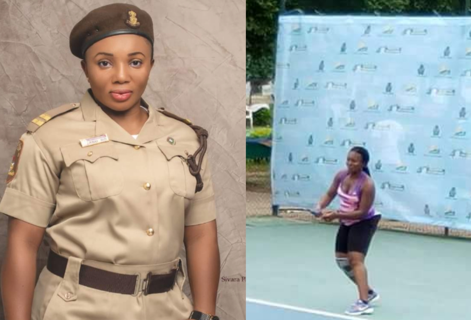 Rose Abu: The Beautiful Immigration Officer Who Plays, Officiates Tennis