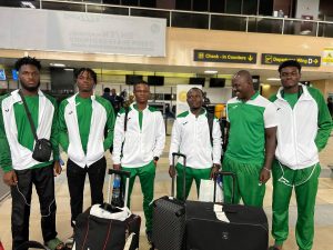 Davis Cup Team Nigeria Airport