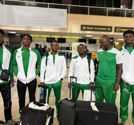 Davis Cup Team Nigeria Airport