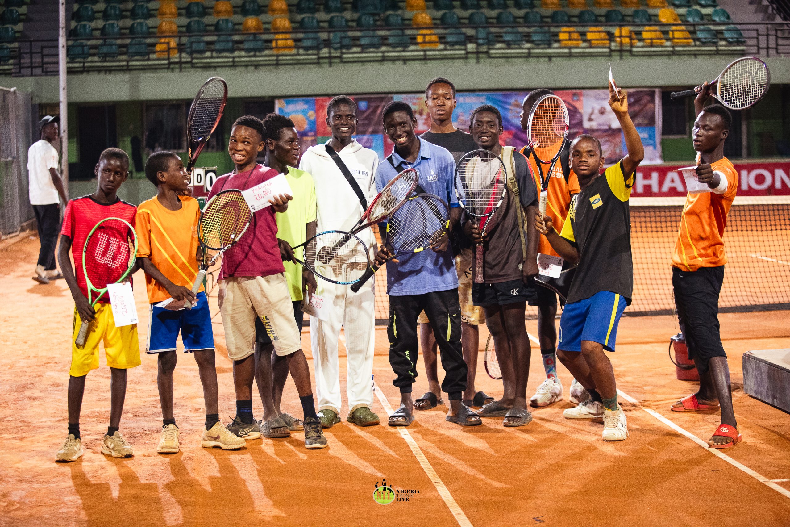 Lagos Country Club Members Donate 18 Rackets, Shoes, Kits To Ball Boys